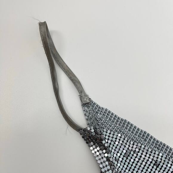 Michael Costello x REVOLVE | Evangeline Mini Dress in Black & Pewter M w/ Tags - Picture 7 of 13